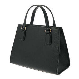 Gucci Black Soho Interlocking Handbag Calfskin